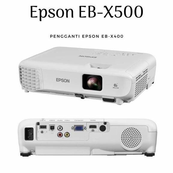 Proyektor Epson Eb X500 Xga 3Lcd Hdmi Projector Eb X 500 Vga