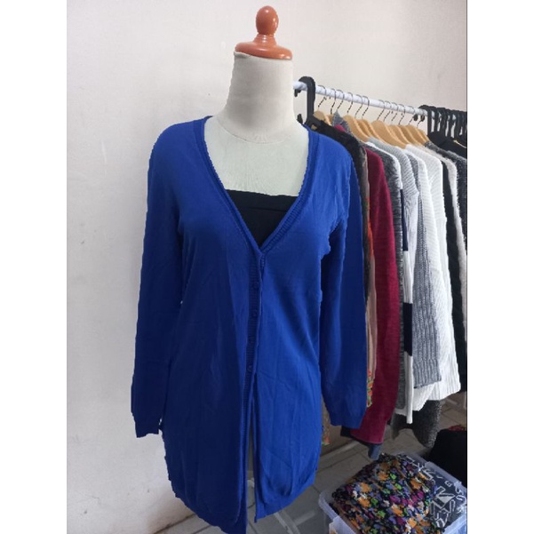 cardigan rajut halus