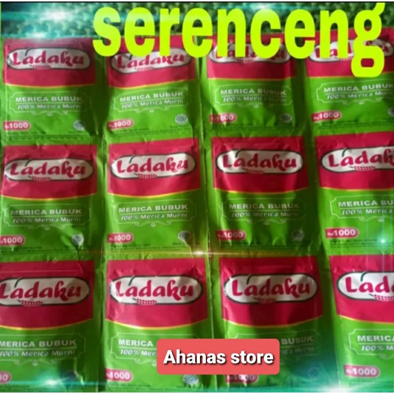 

Ladaku Bubuk 2 Renceng isi 20 Sachet Merica 100% Murni Merica Asli
