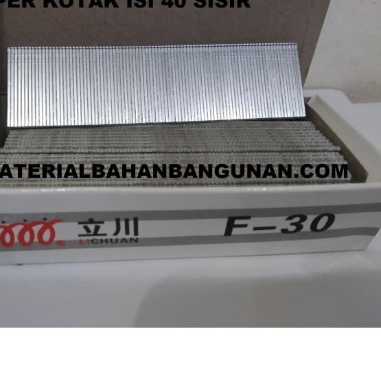 

Refill Nail Gun F30 Paku Tembak Angin Pintu Jendela Kabinet PerBox