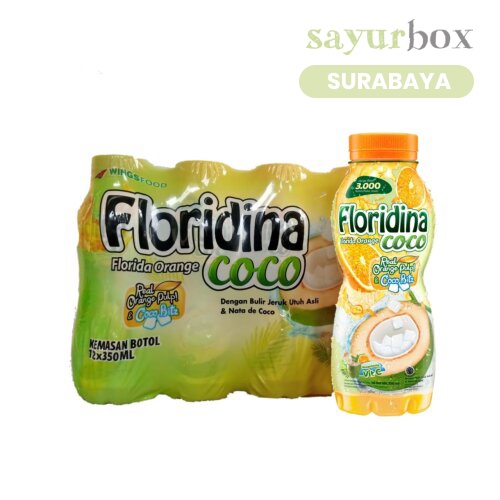 

Floridina Florida Orange Coco 350 ml x 1 kardus (Sayurbox) - SURABAYA