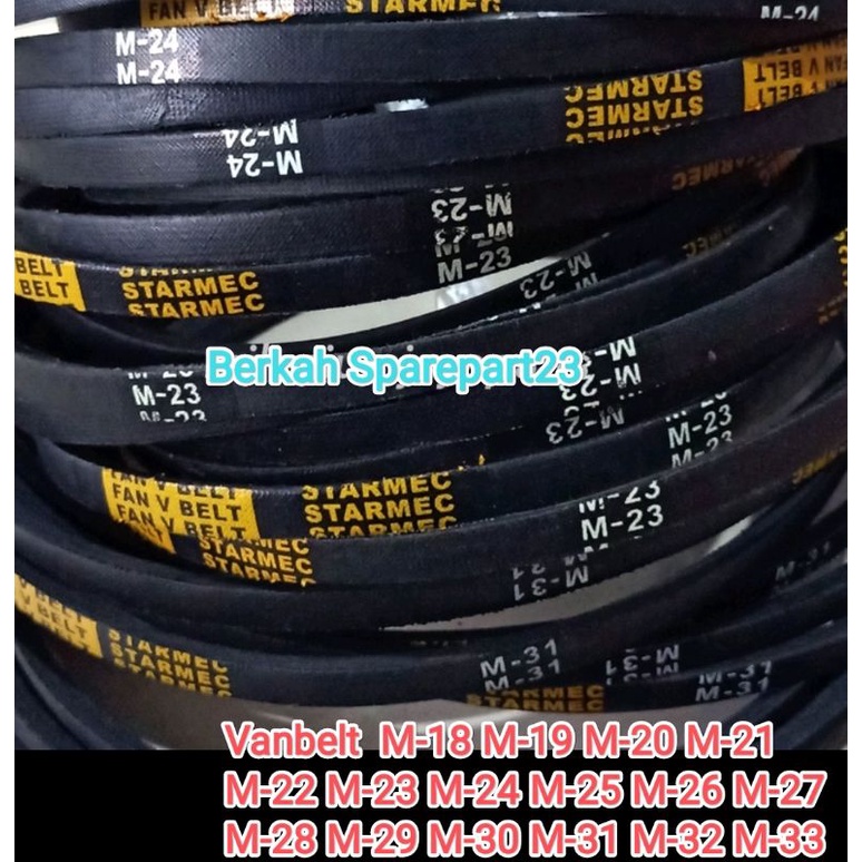 Vanbelt V Belt Mesin Cuci 2 Tabung M 18 M 19 M 20 M 21 M 22 M 23 M 24 M 25 M 26 M 27 M 28 M 29 M 30 