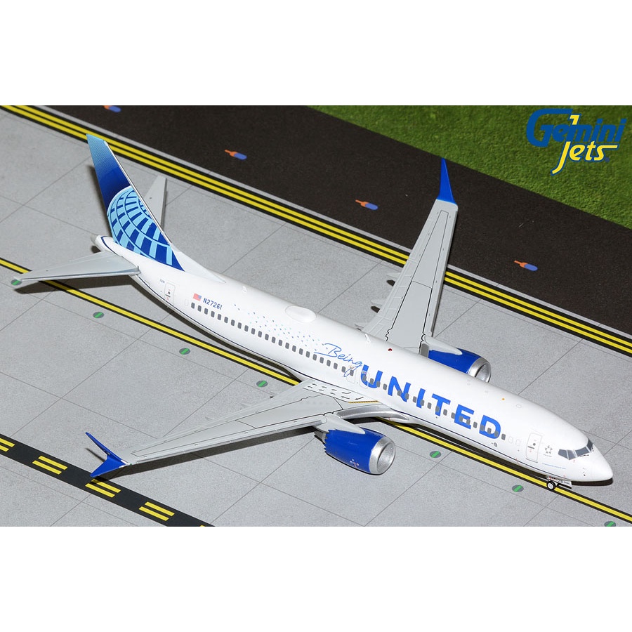 United Boeing 737 Max 8 N27261 Gemini Jets 1:400