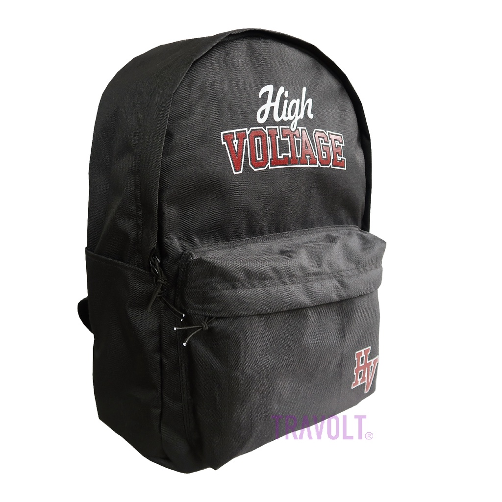 Backpack - Gemblok - Travolt - Base - Ransel Laptop - Hitam