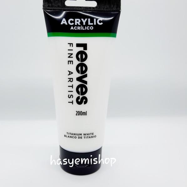 

Reeves Acrylic Paint 200ml Titanium White