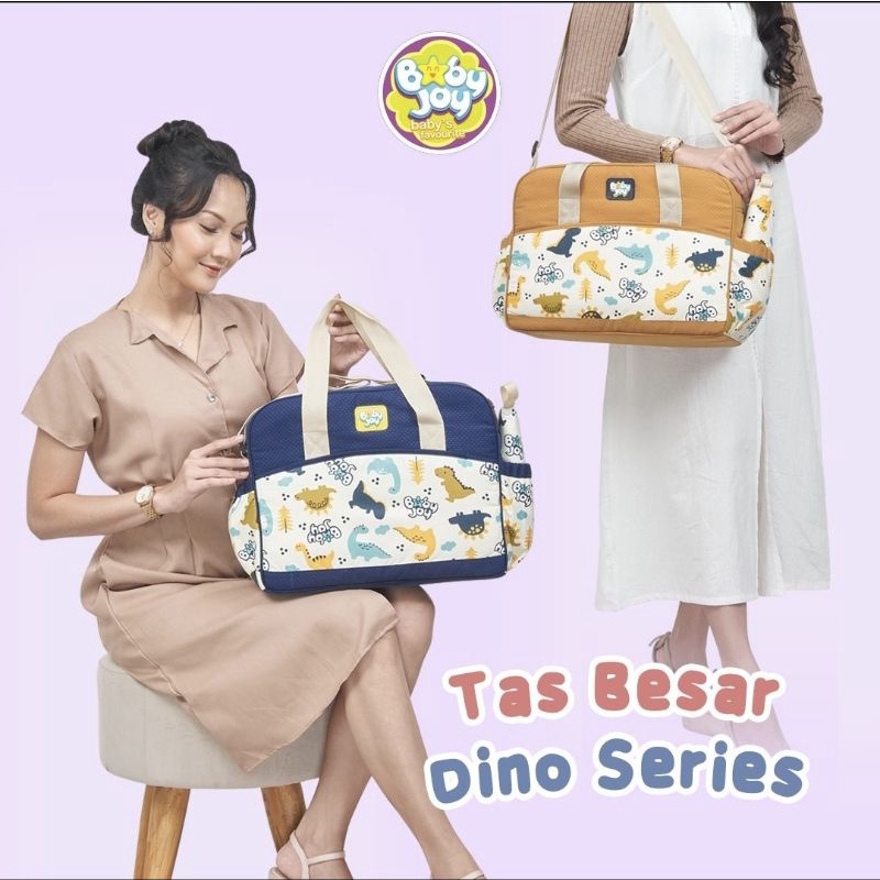 Baby Joy Tas Bayi Besar + Tabung Botol Susu Little Dino Series - BJT 1041