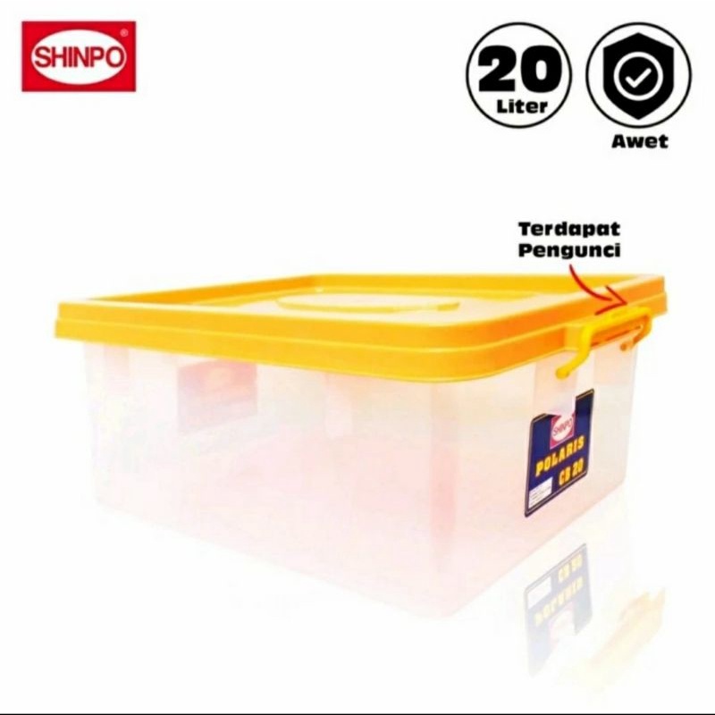 SHINPO CONTAINER BOX PLASTIK SIP 125 POLARIS CB20