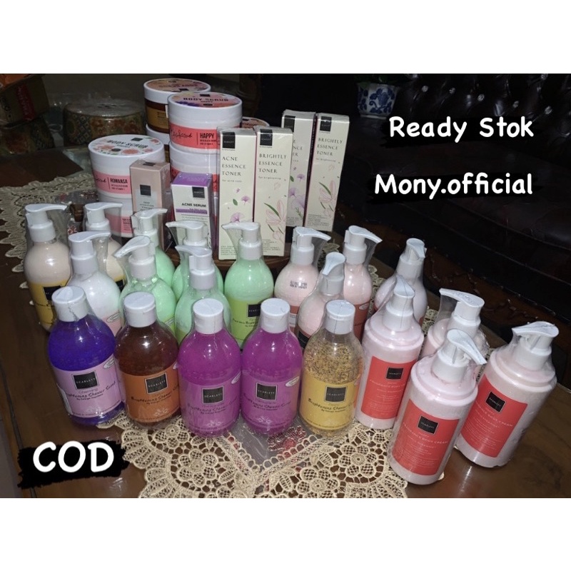 Termurah SCARLETT WHITENING Series Paket Lengkap Scarlet By Felicya Angelista