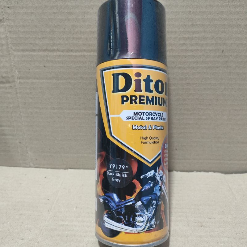 Pilok Cat Diton Premium Paket Lengkap 3 Kaleng Dark Bluish Grey 9179 Abu abu Monyet Primer Grey 9120 Clear Gloss 9128 400cc Pilox Paketan Cat Semprot Special Spray Paint