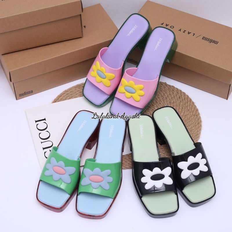 Sandal Melissa Lazy X Oaf daisy/sandal melissa bunga/sandal high heels