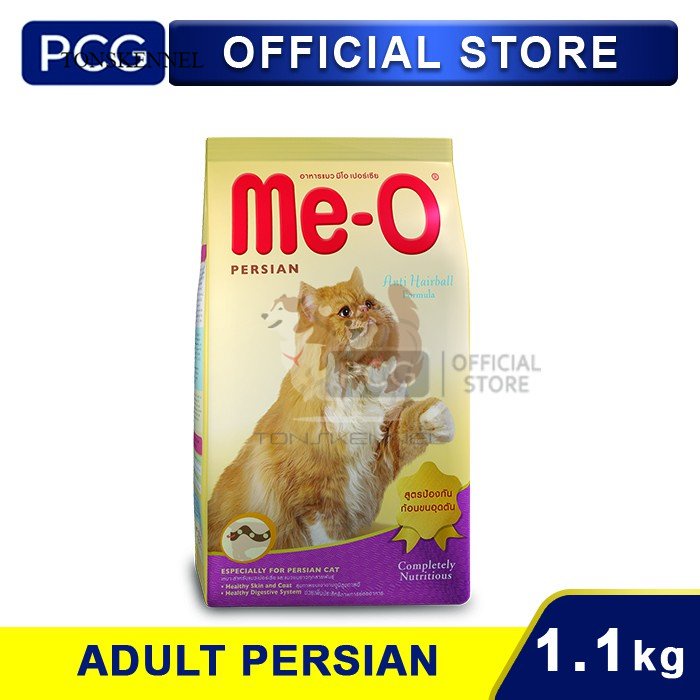 Me-O Dry Persian Cat Food 1.1 kg MEO Makanan Kucing Ras Anakan Anak Kering Pelet Dry