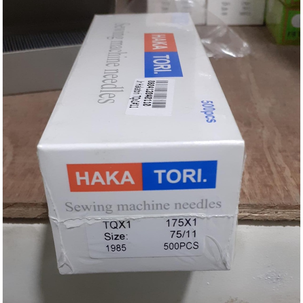 Jarum Hakatori TQX1/TQX1 - Jarum Untuk Mesin Pasang Kancing- Isi 500BJ