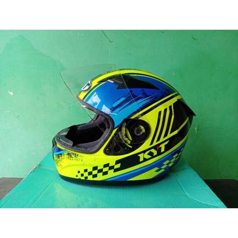 KYT R10 SERI 4 YELLOW FLUO