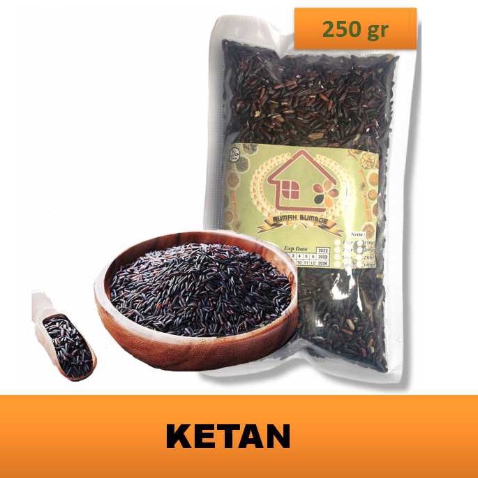 

(250 gr) KETAN HITAM Kualitas Bagus Ketan Hitam Bahan Pokok