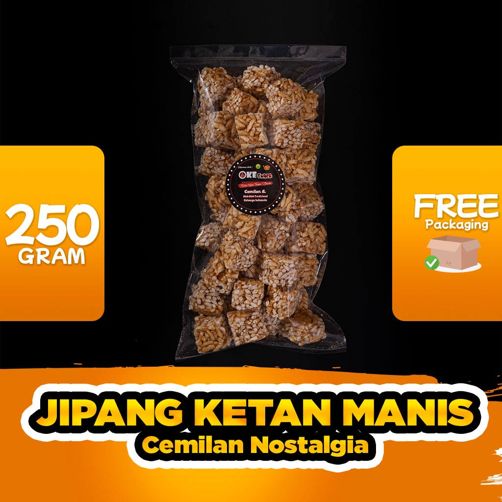 

OkeSnack Jipang Beras Ketan