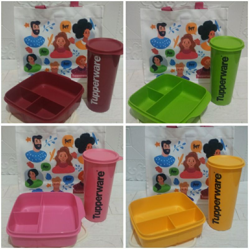 Paket Lunch Box Tupperware