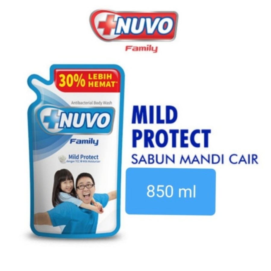 Nuvo Sabun Mandi Cair / Body Wash Refill 825 kemasan baru