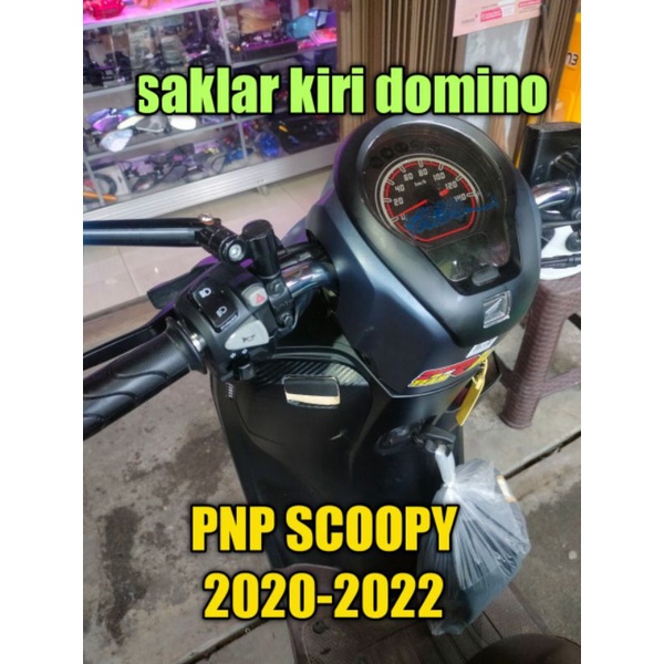SAKLAR KIRI DOMINO PNP KE HONDA GENIO DAN SCOOPY 2020-2022
