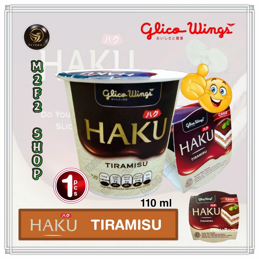 

Glico Ice Cream HAKU Tiramisu Cup | Es Krim - 110 ml (Kemasan Satuan)