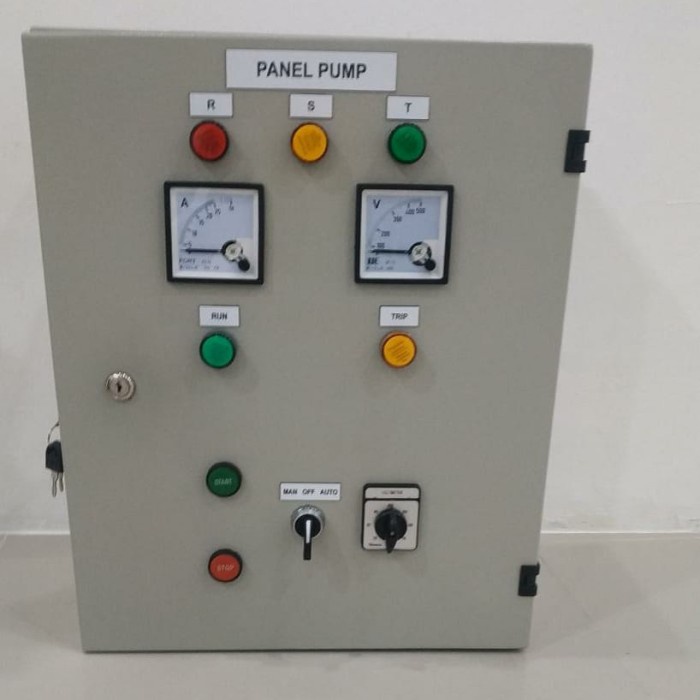 Panel Pompa Satelit 10 Hp Panel Pompa Satelit Double 10 HP