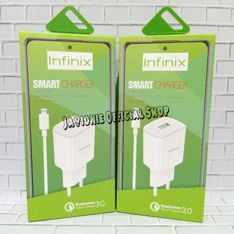 CHARGER CASAN CAS INFINIX SMART 6 NFC ORI FAST CHARGING MICRO USB 10W 18W