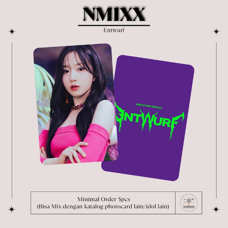 PHOTOCARD NMIXX - ENTWURF (UNOFFICIAL)