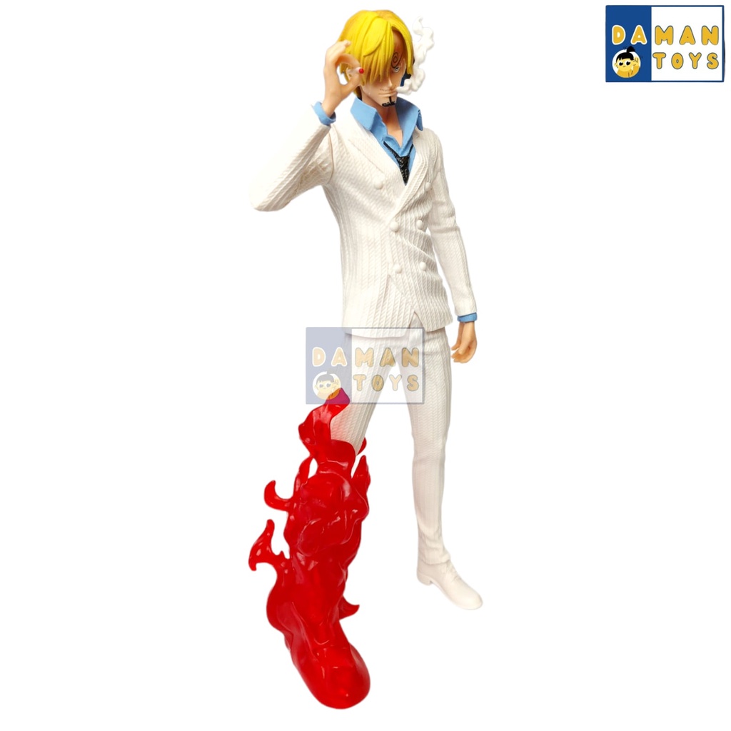 Action Figure Sanji GK Vinsmoke Suit  31Cm One Piece Anime Pajangan Koleksi