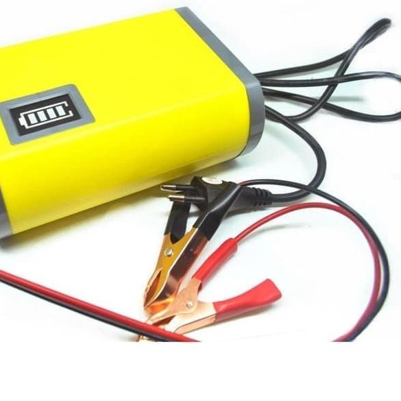 Charger aki / Cas aki motor mobil 6A / charger aki sunpro 12v6a