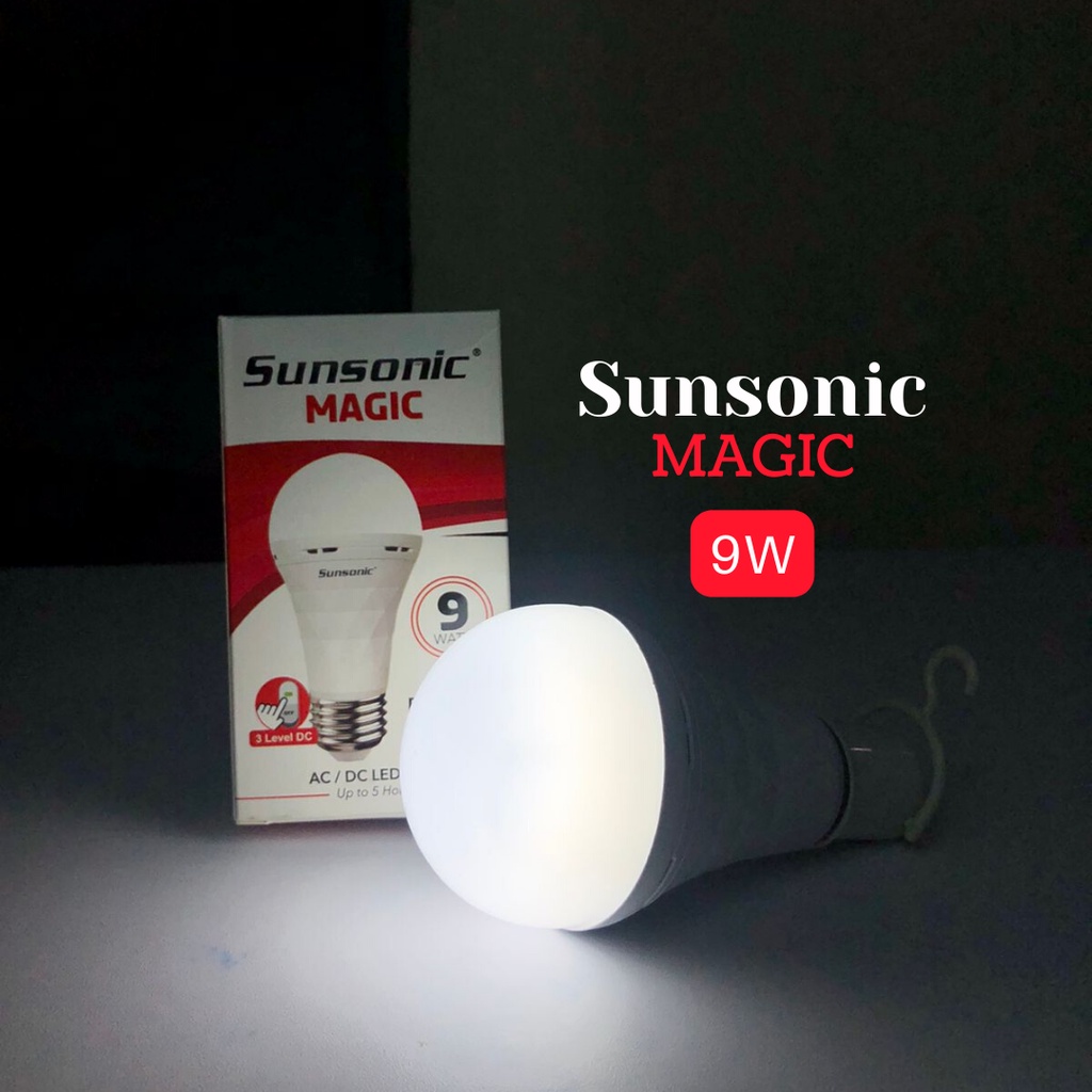 Sunsonic Magic Emergency Rechargeable Lamp 7W / 9W / 12W / 18W Lampu Emergency Otomatis