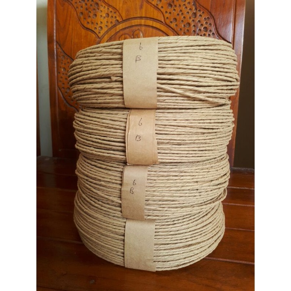 

Tali Kertas Tali Paper Bag 3 mm panjang 100 meter