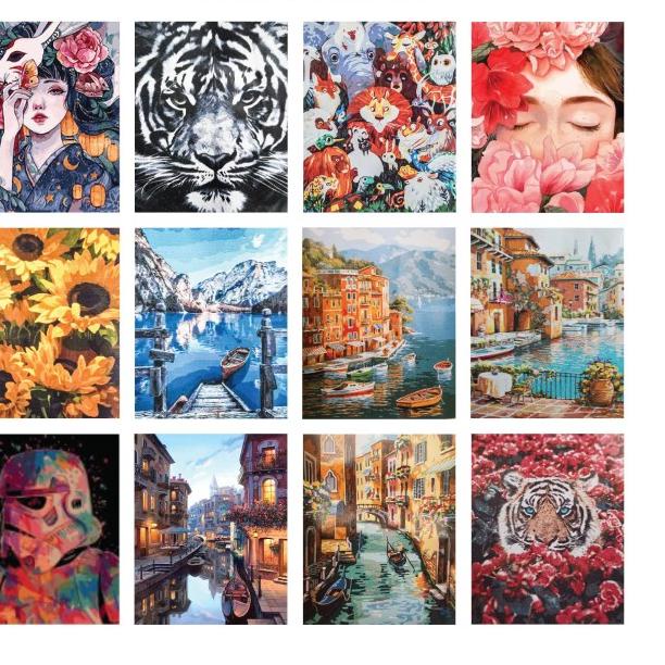 

Paint By Number 40x50cm Heroes No Frame / DIY Painting / Painting Kit - 1391