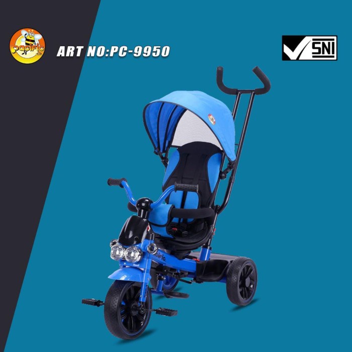 TRICYCLE PC-9950 PACIFIC / Sepeda anak 3 ( tiga ) Roda Murah