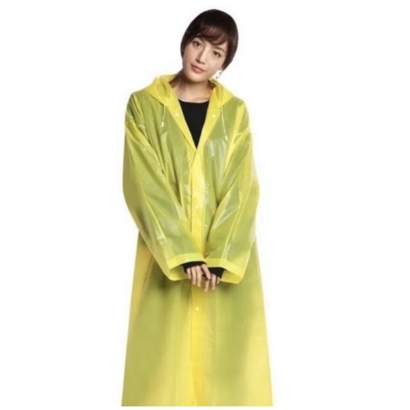 Jas Hujan Raincoat Bahan EVA Untuk Dewasa - Jas Ujan Model Korea - Jas Ujan Dewasa EVA