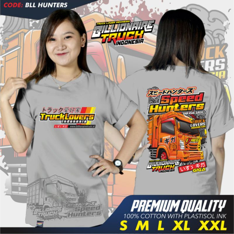 ( COD ) kaos TRUCK LOVERS INDONESIA SPEED HUNTERS ori brand lokal