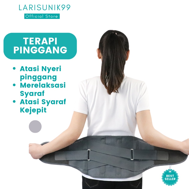 Korset Pinggang Syarat Kejepit Korset Pinggang Lumbal Syaraf kejepit Alat Terapi Nyeri Pinggang Korset HNP Lumbar Nyeri Dekompresi Tulang belakang Obat Syaraf Kejepit