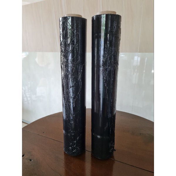 

plastik wrapping black/hitam 270x50