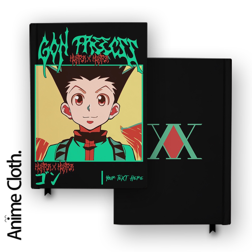 

Buku Catatan Notebook Anime Gon Freecss Hunter Diary Agenda Jurnal Custom Hardcover A5 A6
