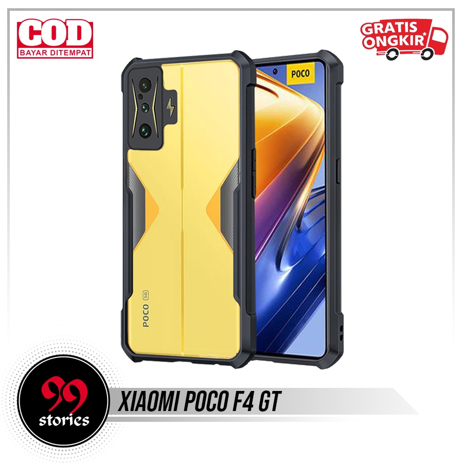 Case Xiaomi Poco F4 GT Casing Armor Transparant Premium Hard Case