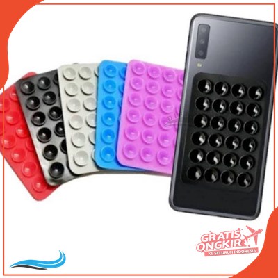 guirta hp holder tempelan gurita cumi 3m warna warni tentakel hp