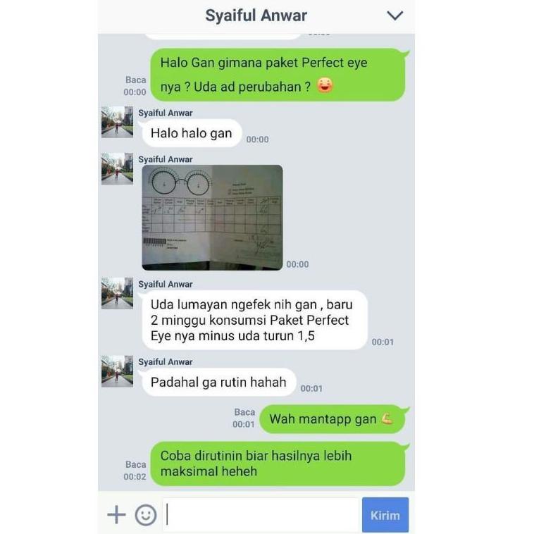 NEW 8533 PERFECT EYE ORIGINAL SUPLEMEN MATA MINUS/PLUS/SILINDER-Vitamain Mata Minus ヹ