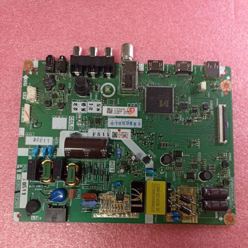 Mb - PCB - Mainboard - Mobo - Motherboard - Mesin TV SHARP 2T-C32DC1I 2T-C32DC1 2T-C32DC11