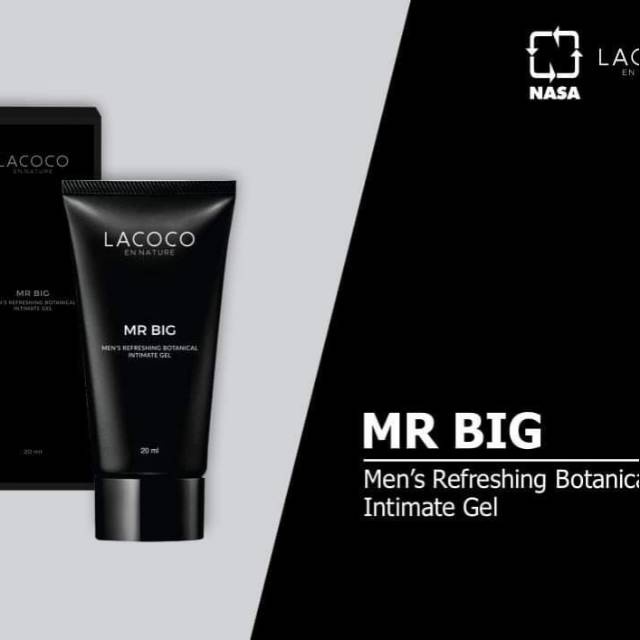 Lacoco MR Big Original Men's Refresing Botanical Intimate Gel Pembesar Mr P PBKTL Mamah Bahagia