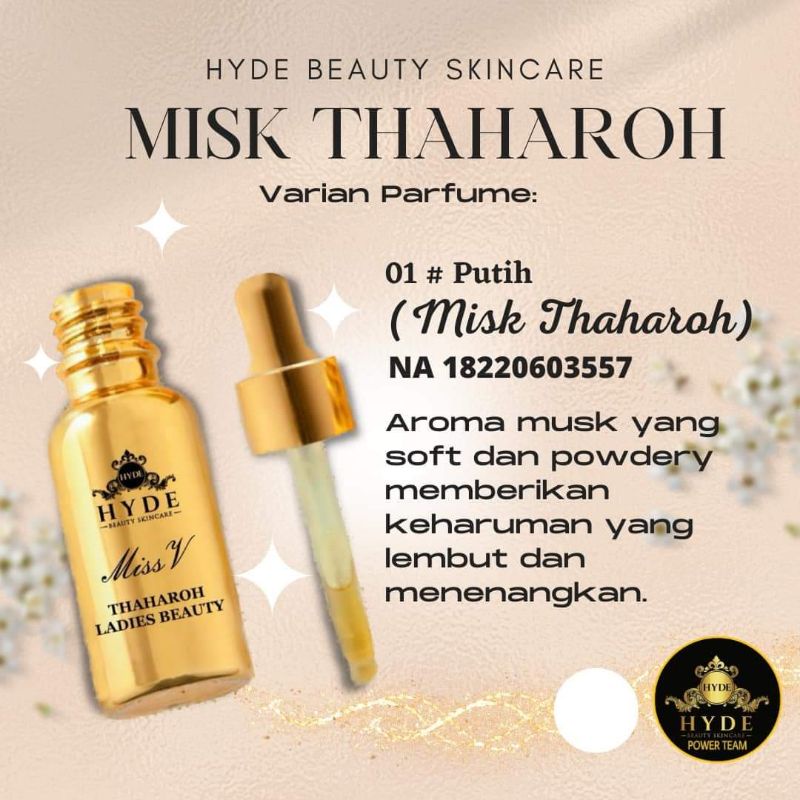PARFUME MISS V // MISK THAHARAH BY HYDE BEAUTY