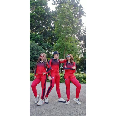 BAJU SETELAN SENAM AEROBIC SXB JACKET HOODIE AND JOGGER