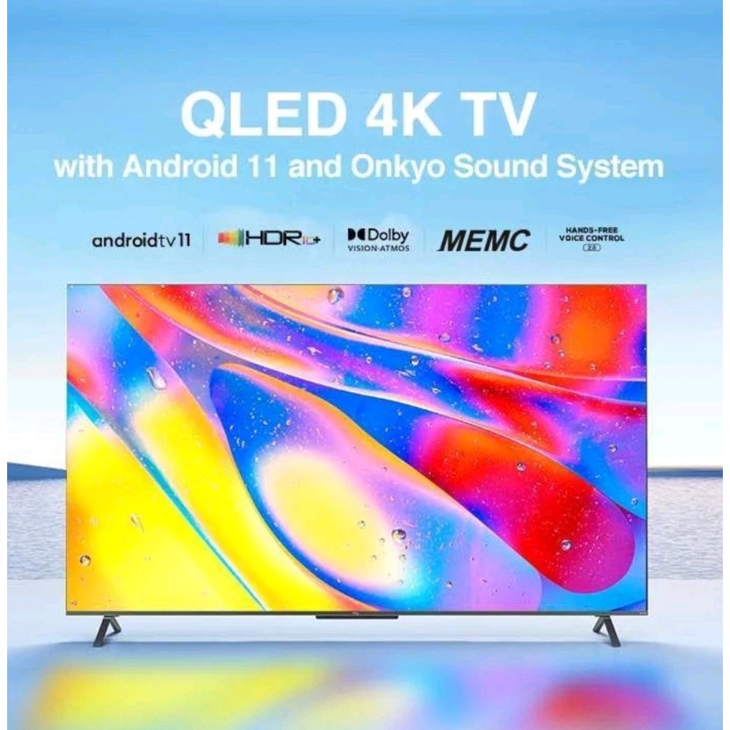 TV LED TCL QLED 4K ANDROID 11 SERIES C635 SERIES 55 INCH TYPE 55 Q 725