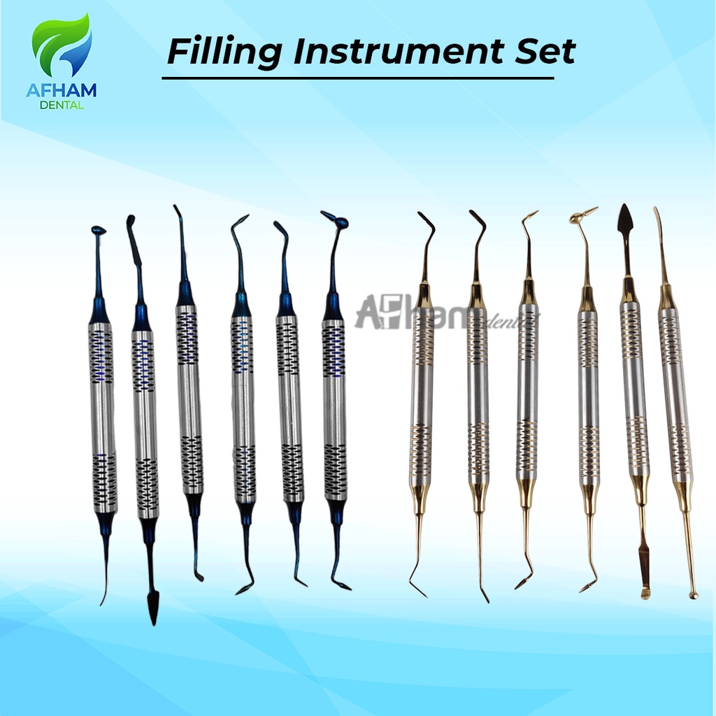 Jual DENTAL INSTRUMENT SET TEFLON PLASTIS / PLASTIK / PLASTIC FILLING INSTRUMEN KIT ANTI LENGKET