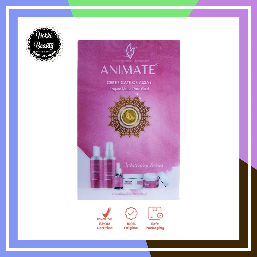 FREE MINI GOLD HANYA UNTUK PAKET WHITENING ANIMATE - EMAS MINI