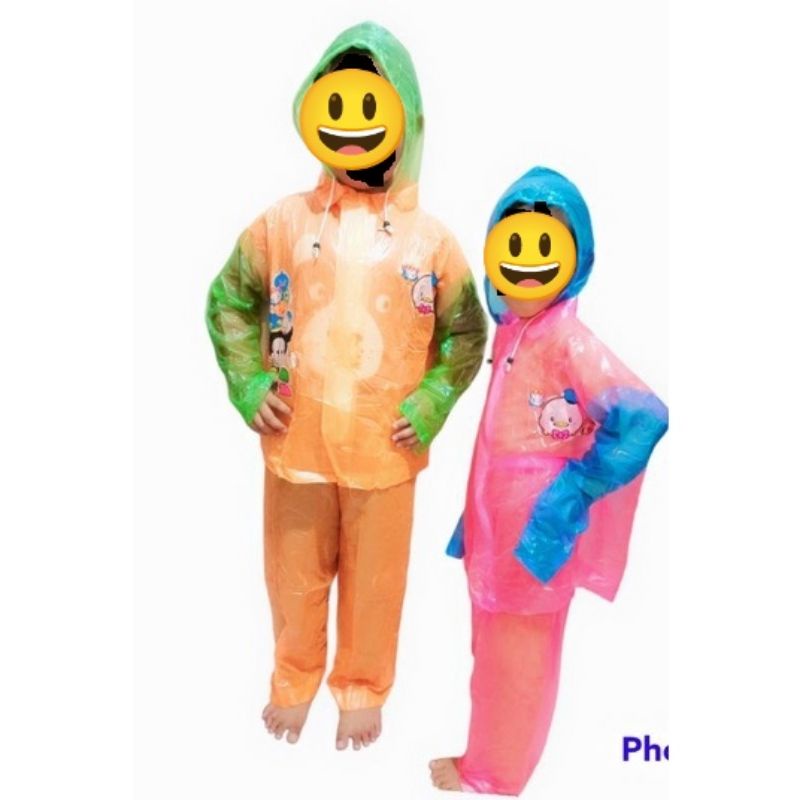 Jas Hujan Anak Jaket Celana Big Kid Dolphin 940