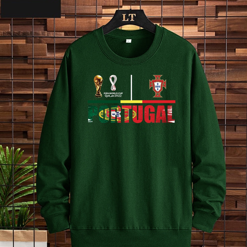 SWEATER PRIA / WANITA /UNISEX EDISI KHUSUS PIALA DUNIA 2022 PORTUGAL
