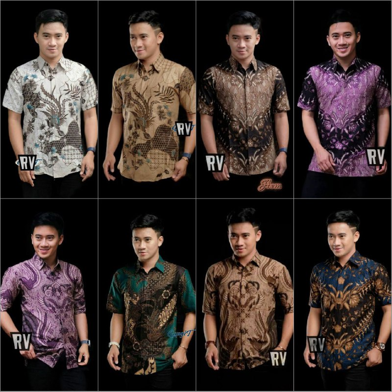 Batik Sofia - Kemeja Batik Pria Murah Modern M L XL XXL Bahan Katun Lengan Panjang
